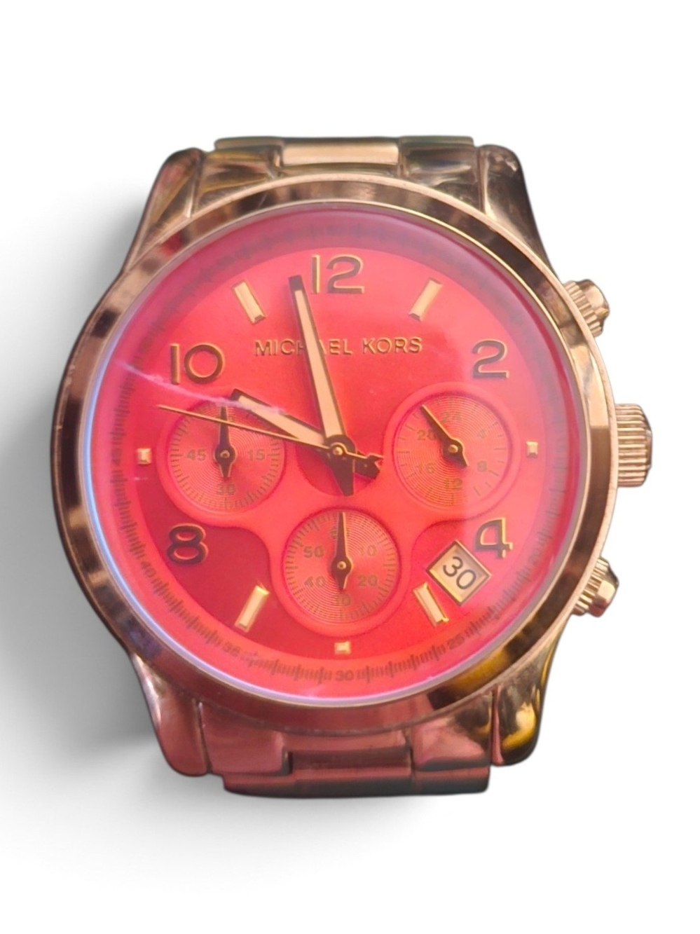 Michael Kors Runway MK5939 Gold Tone Chronograph Watch